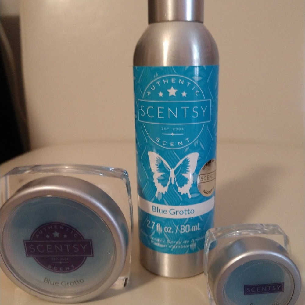 Scentsy room spray and sample wax melts